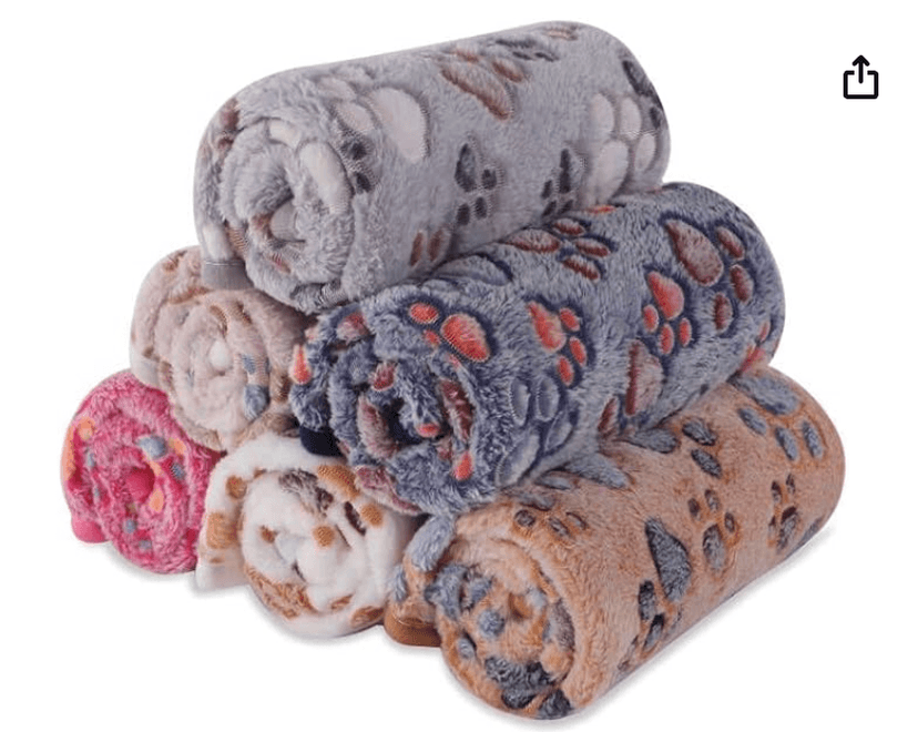 BVAGSS 6 Pack Small Dog Blanket