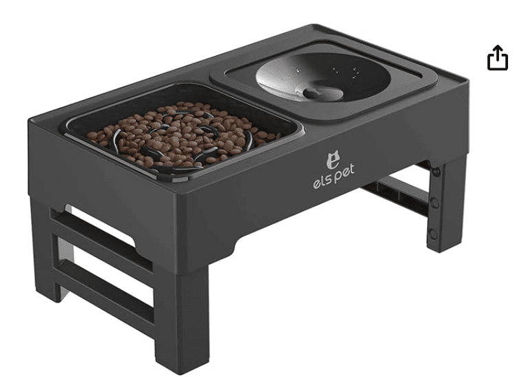 ELS Pet Adjustable Elevated Dog Bowls
