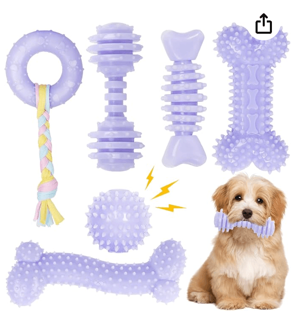 SPOFLY Teething Puppy Chew Toys