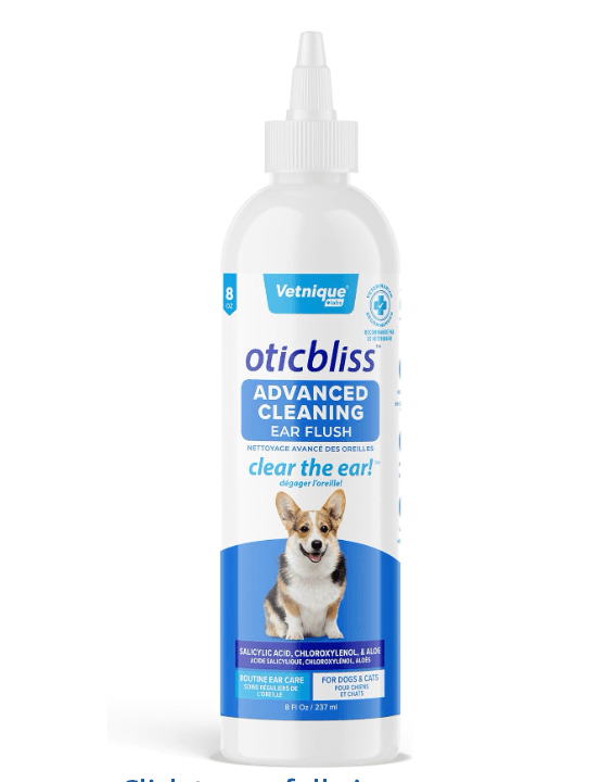 Vetnique Oticbliss Dog Ear Cleaner