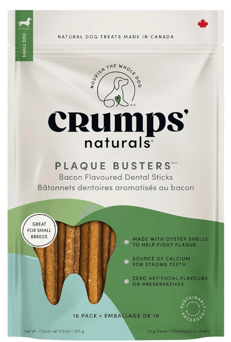 Crumps' Naturals Bacon Dental Dog Treats