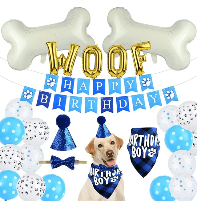 ASTARON Pet Dog Birthday Party Supplies